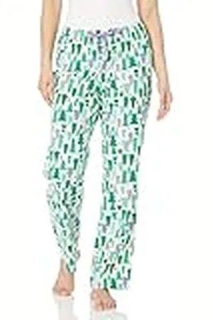 Amazon Pantalón de pijama de franela para dormir - colores interrumpidos Mujer, , 5XL Grande