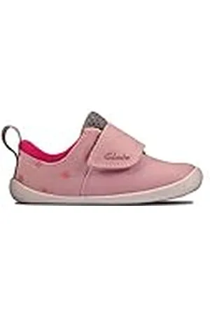 Clarks Roamer Star T, Zapatillas de estar por casa Unisex niños, Rosa (Rosa Pink Pat Pink Pat), 20.5 EU
