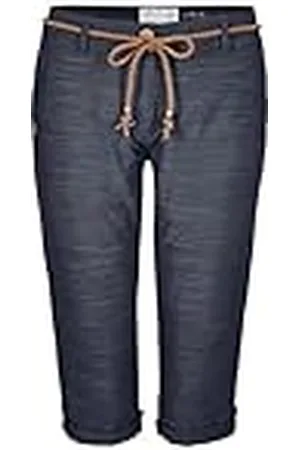 G.I.G.A. DX by killtec Mujeres Pantalones Capri/Shorts con cinturón, Blue, 40, 41498-000