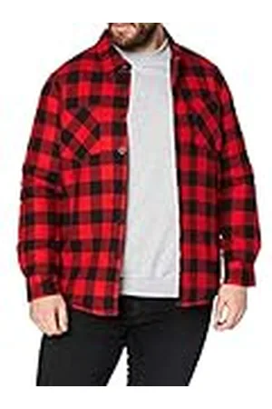 Urban classics Tb3958-padded Check Flannel Shirt Camisa, , M para Hombre
