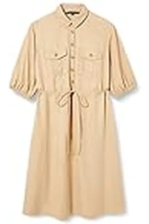 French Connection Vestido de Sarga Elkie Informal, , XS para Mujer