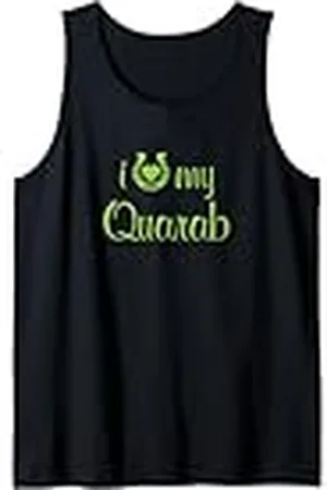 Hip Entrenador de equitación I Love My Quarab Horse Equestrian Show Camiseta sin Mangas