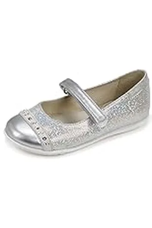 Garvalin 172603, Merceditas Niñas, Plateado (Silver/Laminado), 31 EU