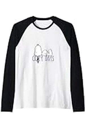 Peanuts Snoopy Cozy Days Camiseta Manga Raglan