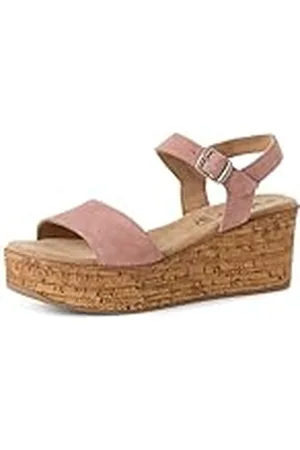 QS by s.Oliver Damen 5-28313-44, Sandalias con cuña Mujer, , 40 EU
