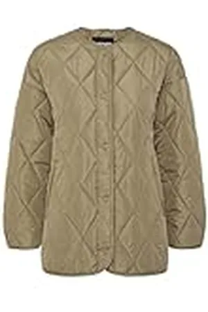 Pieces® Quilted Jacket Pcstella-Chaqueta Acolchada Noos BC, Sirena, L Mujeres