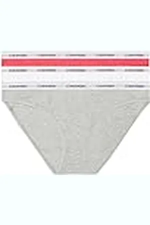 Calvin Klein Mujer Pack de 3 Slips Forma de Bikini Algodón con Stretch, , 3XL