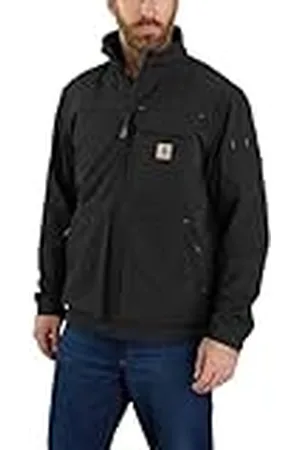 Carhartt Chaqueta de cuello alto Super Dux, ligera, de corte holgado, para hombre, negra, XXL