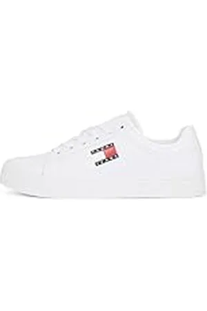 Tommy Hilfiger Tommy Hilfiger Flatform Sneaker Mujer Logo Low Top, (White), 41