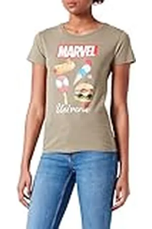 Marvel Womarcots035 Camiseta, , L para Mujer