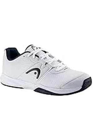 Head Zapatillas de Padel para Adultos Revolt Court Blanco Hombre, Zapatos de Tenis, White/Blueberry, 45 EU