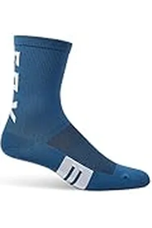 Fox Racing Flexair - Calcetines de merino estándar de 6 pulgadas, pizarra oscura, OS