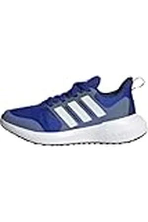 adidas Fortarun 2.0 Cloudfoam Lace Shoes, Zapatillas para Correr, Lucid Blue/Cloud White/Blue Fusion, 28 EU