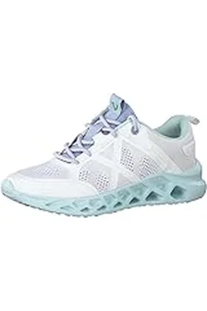 Jana 8-23783-20, Zapatillas Mujer, White/Sky, 37 EU Ancho