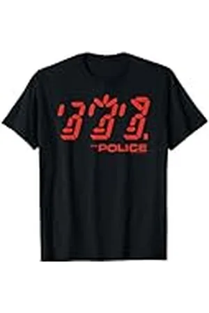 Police Ghost Icon Rock Music Band Camiseta
