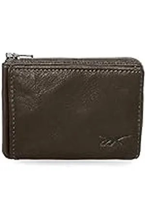 Reebok Club Monedero con Tarjetero 11x7x1,5 cms Piel