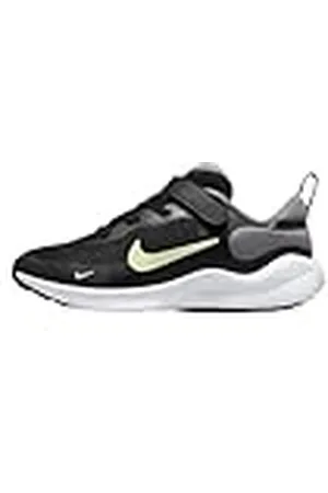 Nike Revolution 7 (PSV), Zapatillas para Correr de Carretera Unisex niños, Black/Barely Volt/Smoke Grey/W, 31 EU