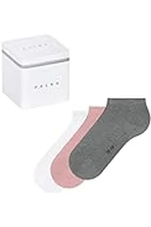 Falke Happy Box Uni Multipack W Sn algodón lisos 3 pares, Calcetines cortos Mujer, , 35-38