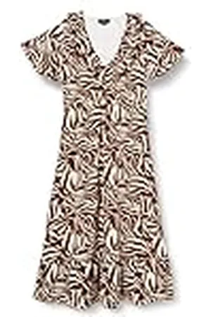 Faina Kleid-Zebraprint Vestido, , XL De Las Mujeres