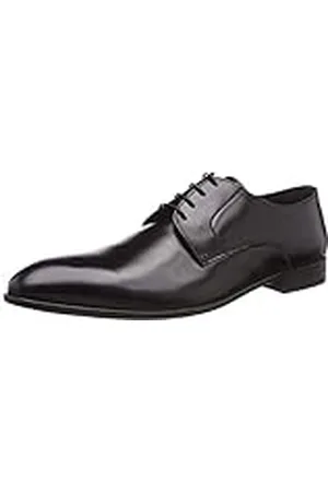 Lottusse L5881, Zapatos de Cordones Derby Hombre, Negro (Slimer Negro 000), 43.5 EU