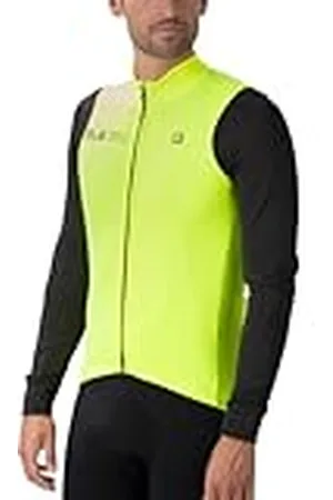 Alé Alé Cycling Solid Fondo 2.0 - Camiseta de Manga Larga para Hombre, Color Amarillo Fluo, XL