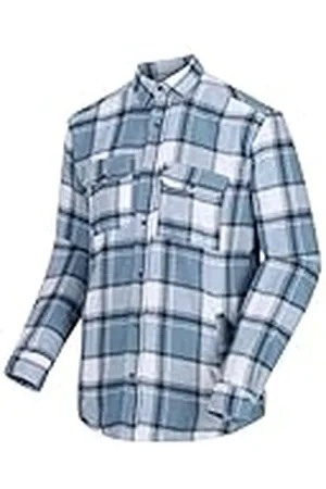 Regatta Tygo - Camisa de algodón a Cuadros con Forro Polar para Hombre, Color , Talla XXL, , XXL