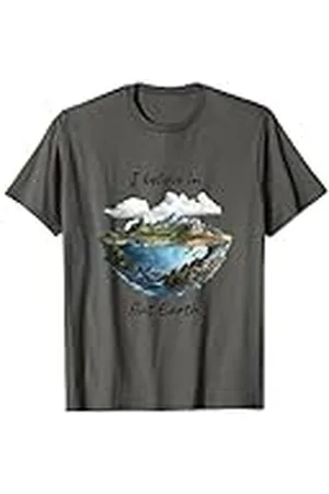 Gildan Creo en la Tierra Plana Camiseta