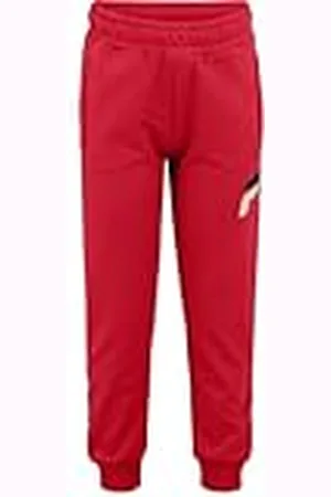 Fila Lasin Logo Sweat Pants Pantalones de chándal, Color Rojo, 86-92 Unisex niños