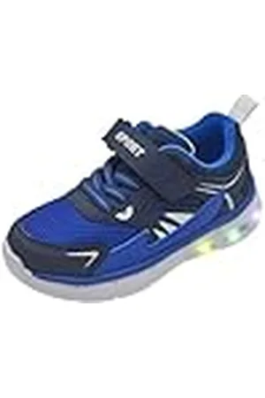 chicco Zapatos con Luces Niño y Niña, Zapatillas con Luces de Colores en la Suela, con Cordones Elásticos y Cierre Ajustable, Zapatos para Niñas y Niños, Diseñado en Italia