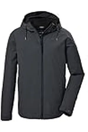 G.I.G.A. DX by killtec Hombre Chaqueta funcional/outdoor impermeable con capucha GW 32 MN JCKT, anthrazit, M, 41867-000