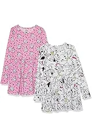 Amazon Disney | Marvel | Star Wars | Frozen | Princess Vestidos de Punto para Jugar de Manga Larga (Anteriormente Spotted Zebra) Niña, Pack de 2, , 11-12 años