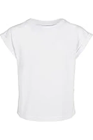 Urban classics Té de Hombro extendido orgánico para niñas Camiseta, , 146 cm-152 cm