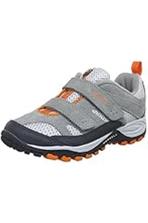 Merrell Cham 4 Vent Strap Kids J95423 - Zapatillas de montaña de Cuero para niños, Color Multicolor, Talla 34