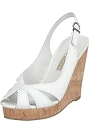 Buffalo Sandalias de Vestir de Cuero para Mujer, Color , Talla 37