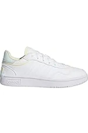 adidas Hoops 3.0 SE Shoes, Zapatos Mujer, Cloud White/Easy Yellow/halo Mint, 44 EU