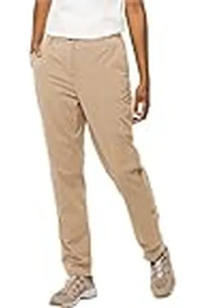 Jack Wolfskin Desert Roll Up Pants W Pantalones de Ocio, Arena tormenta, 72 para Mujer