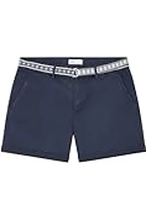 Springfield SPRINGFILED, Mujer, Short Chino Cinturón, Medium Blue, 36