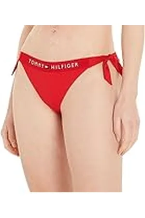 Tommy Hilfiger Mujer Parte Inferior de Bikini Anudable en el Lateral Side Tie Cheeky Bikini Deportivo, , S