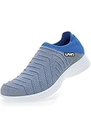 UYN 3D Ribs, Zapatillas Hombre, Grey/Blue, 39 EU