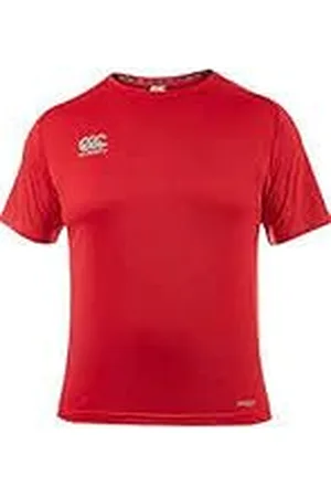Canterbury Vapodri Superlight T-Shirt Camiseta, Hombre, Bandera de Color Rojo, XS