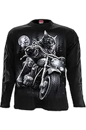 Spiral Nine Lives Hombre Camiseta Manga Larga L 100% algodón Regular
