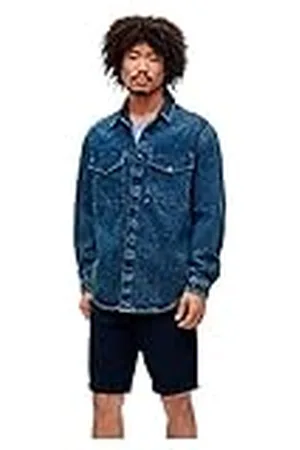 HUGO BOSS Noaro BC Chaqueta Vaquera Plana, , M de los Hombres