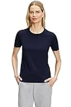 Falke Basic Round Neck W S/s SH algodón Suave Manga Corta cómoda Ligera 1 Pieza, Camiseta Mujer, , L