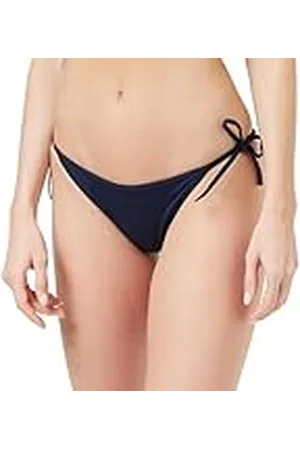 Tommy Hilfiger Mujer Braguita de bikini para anudar en los laterales Sport, Azul (Dark Night Navy), XL