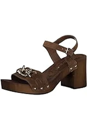 Marco Tozzi 2-2-28362-20, Sandalia con talón para Mujer, Marrón (Cognac), 36 EU