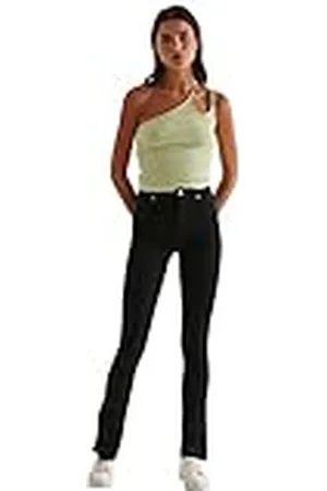NA-KD Top Corto Acanalado Camisa Cami, , XL para Mujer
