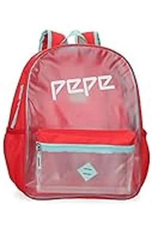 Pepe Jeans Cristal Mochila, Niñas, Rojo , 31x42x17,5 cms