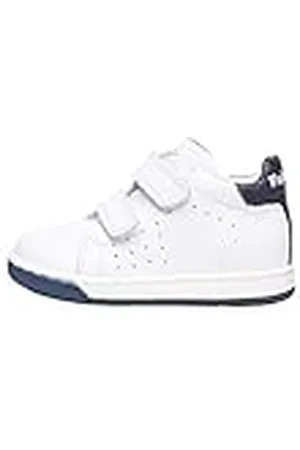 Falcotto Zapatillas Deportivas de Cuero con Doble Cierre adherente, 26