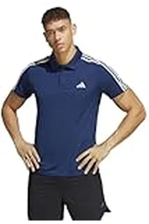 adidas Hombre Train Essentials Piqué 3-Stripes Training Polo Shirt, , XXL