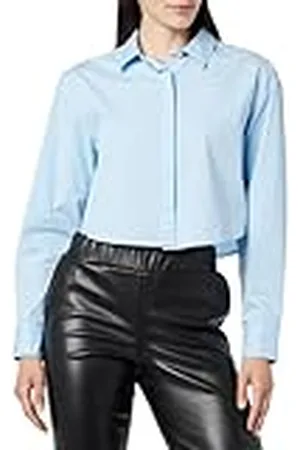 THE DROP Camisa para Mujer, Isadora Diseño Corto Popelín, , XXL Grande